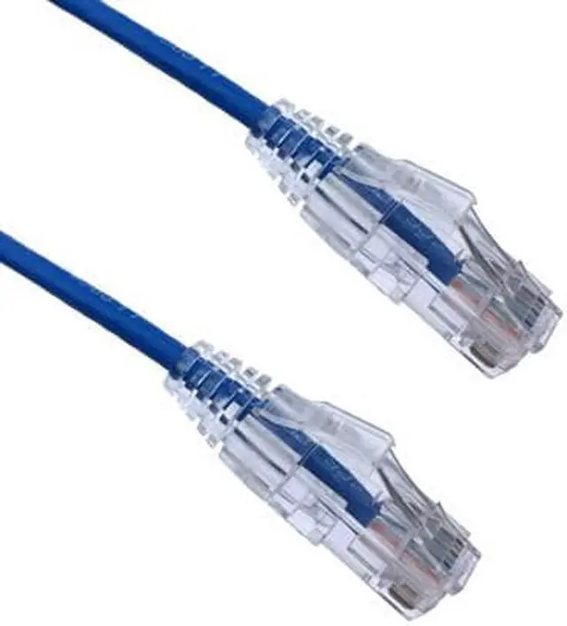 Alt view image 7 of 7 - Axiom C6BFSB-B2-AX Bendnflex Ultra-Thin - Patch Cable - Rj-45 (M) To Rj-45 (M) - 2 Ft - Utp - Cat 6 - Snagless - Blue