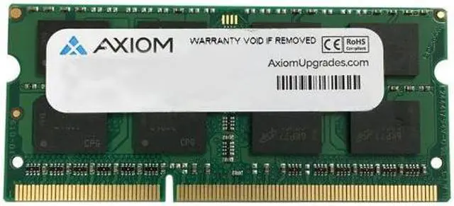 Alt view image 7 of 7 - AXIOM 4GB DDR3L-1333 LOW VOLTAGE SODIMM FOR IBM - 00JA189, 00JA206, 00JA207