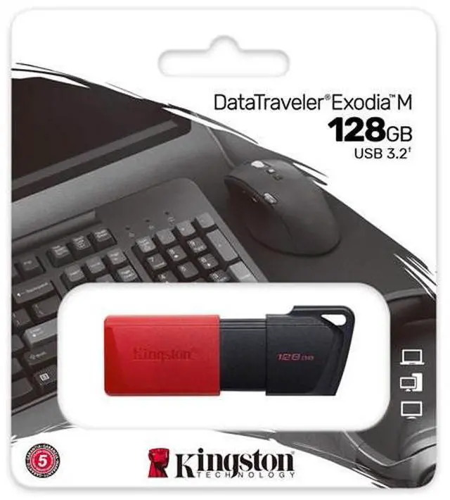Alt view image 11 of 18 - Kingston DataTraveler Exodia M USB Flash Drive DTXM128GB