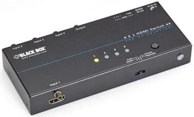 Alt view image 11 of 16 - Black Box Network Services VSW-HDMI2X1-4K 4k Hdmi Switch 2 1