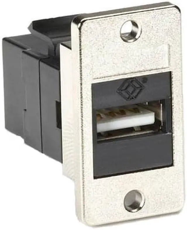 Alt view image 5 of 6 - Black Box USB A-B Panel Mount Coupler
