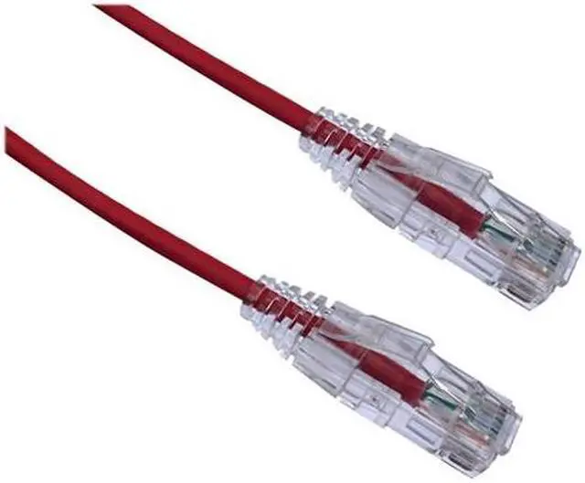 Alt view image 4 of 4 - Axiom C6ABFSB-R10-AX Bendnflex Ultra-Thin - Patch Cable - Rj-45 (M) To Rj-45 (M) - 10 Ft - Foiled Unshielded Twisted Pair (F/Utp) - Cat 6A - Snagless, Stranded - Red