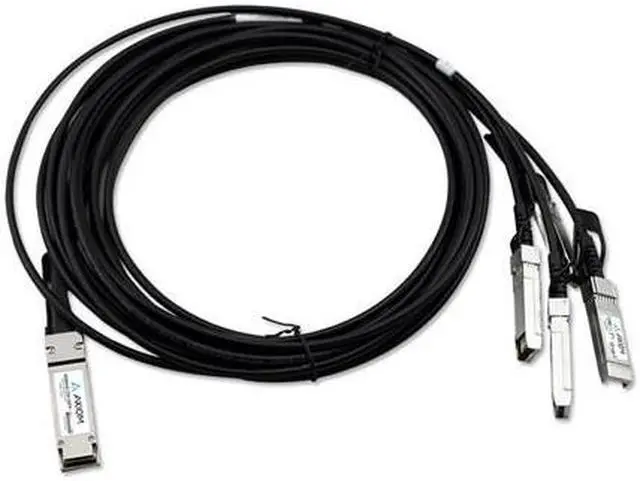 Alt view image 5 of 5 - Axiom 332-1366-AX 40Gbase-Cr4 Qsfp+ To 4 10Gbase-Cu Sfp+ Passive Dac Dell Compatible 3M