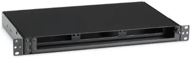 Alt view image 15 of 17 - Black Box Rackmount Fiber Shelf, 1U, 3-Adapter Panel