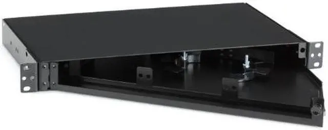 Alt view image 16 of 17 - Black Box Rackmount Fiber Shelf, 1U, 3-Adapter Panel