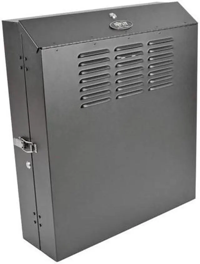 Alt view image 19 of 19 - Tripp Lite SmartRack 4U Low-Profile Vertical-Mount Switch-Depth Wall-Mount Rack Enclosure Cabinet