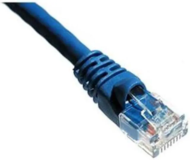 Alt view image 7 of 8 - Axiom C6AMB-B10-AX Patch Cable - Rj-45 (M) To Rj-45 (M) - 10 Ft - Utp - Cat 6A - Ieee 802.3An - Molded, Snagless, Stranded - Blue