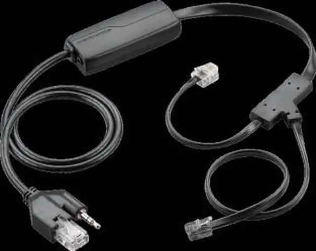 Alt view image 8 of 9 - Plantronics APV-66 Electronic Hook Switch Cable(Avaya)