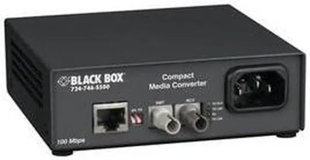Alt view image 9 of 9 - Black Box Fast Ethernet Compact Media Converter