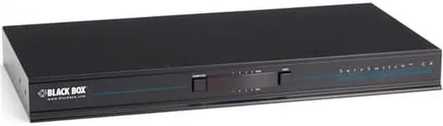Alt view image 10 of 10 - BLACK BOX KV0424A-R2 KVM SWT CTX SH VGA PS2 USB 4USR 24PT
