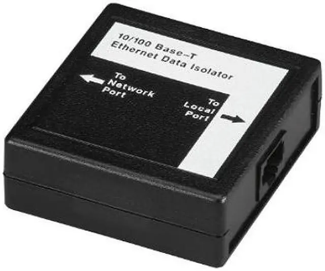 Alt view image 10 of 11 - Black Box Ethernet Data Isolator - 2 x RJ-45 - Ethernet