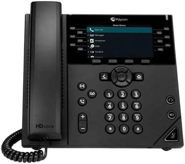 Alt view image 3 of 5 - Polycom VVX 450 IP Phone
