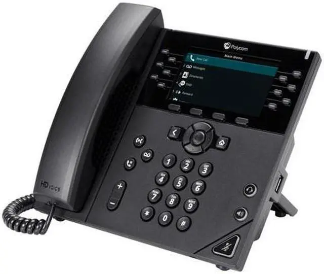 Alt view image 4 of 5 - Polycom VVX 450 IP Phone