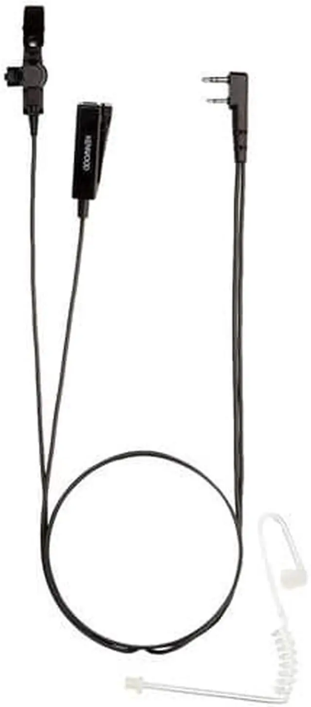Alt view image 6 of 8 - Two-wire Palm Mic with Earpiece, Black