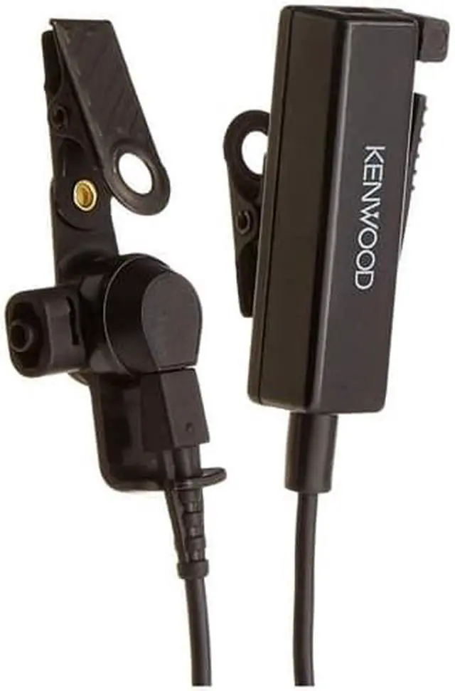 Alt view image 7 of 8 - Two-wire Palm Mic with Earpiece, Black