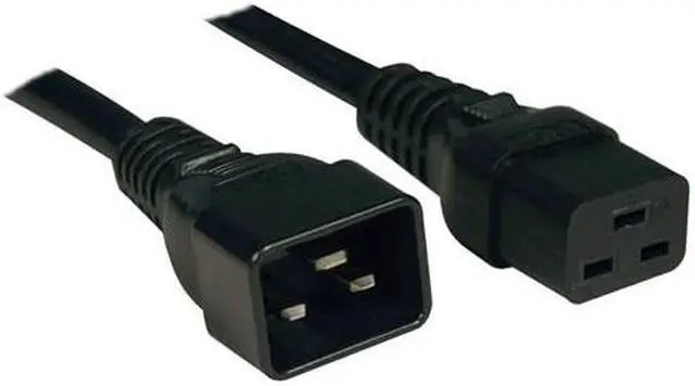 Alt view image 17 of 19 - Tripp Lite Heavy-Duty Power Extension Cord, 15A, 14 AWG (IEC-320-C19 to IEC-320-C20), 6 ft. (1.8 m) (P036-006-15A)