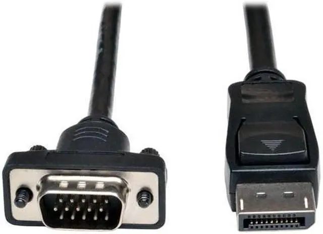 Alt view image 11 of 13 - Tripp Lite P581-006-VGA-V2 6 ft. DisplayPort 1.2 to VGA Active Adapter Cable, DP with Latches to HD15 (M/M), 1920x1200/1080p