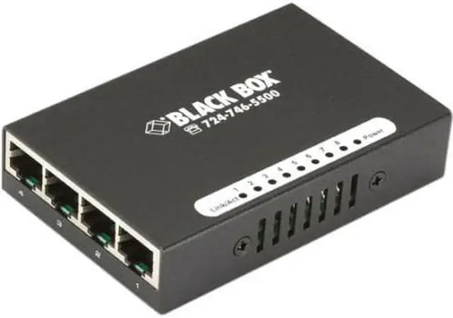 Alt view image 9 of 9 - Black Box USB-Powered 10/100 8-Port Switch