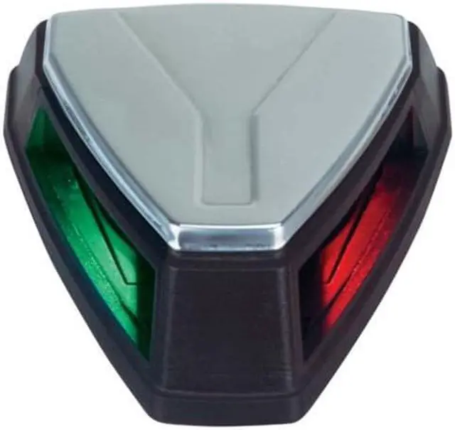 Alt view image 4 of 6 - Perko 12V LED Bi-Color Navigation Light - Black/Stainless Steel