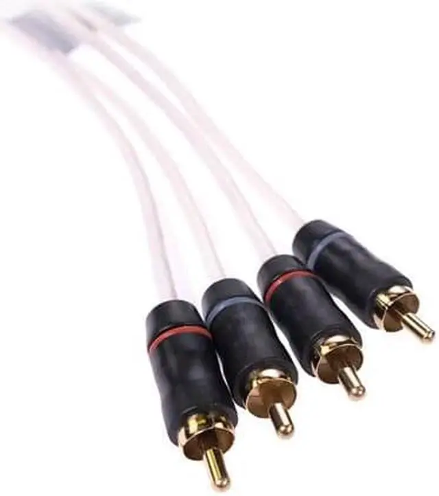 Alt view image 6 of 7 - Fusion MS-FRCA6 6 ft 4-Way Shielded RCA Cable 010-12618-00 Shielded RCA Cable