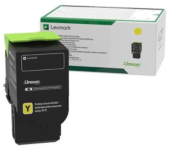 Alt view image 9 of 9 - Lexmark C2310Y0 Return Program Toner Cartridge - Yellow