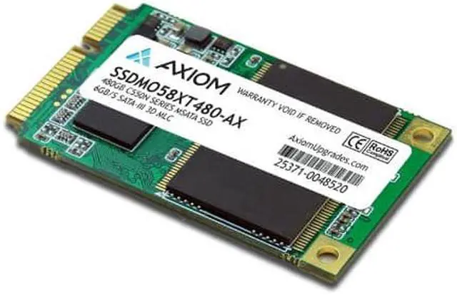 Alt view image 7 of 7 - Axiom SSDMO58XT480-AX C550N Series - Solid State Drive - 480 Gb - Internal - Msata - Sata 6Gb/S