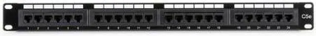 Alt view image 9 of 9 - Black Box JPM5E24A CAT5E Patch Panel 24 Port