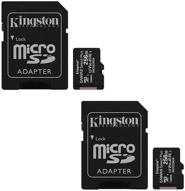 Main image of Kingston Canvas Select Plus 256GB microSD Memory Card with SD Adapter (SDCS2/256GB) (2-Pack)