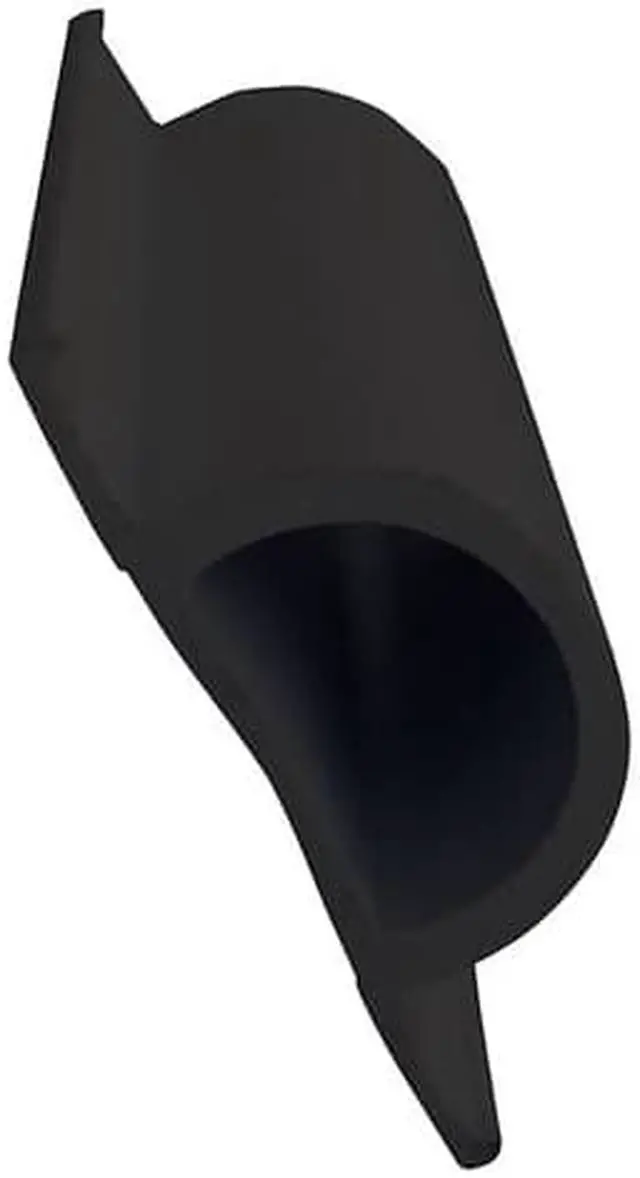 Alt view image 6 of 8 - Dock Edge + D PVC Profile Dock Guard Black 16'