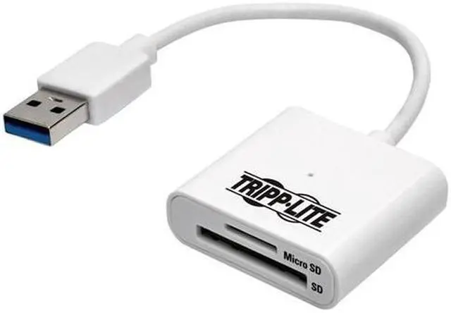 Alt view image 15 of 16 - Tripp Lite Usb 3.0 Superspeed Sd / Micro Sd Memory Card Media Reader 6In.