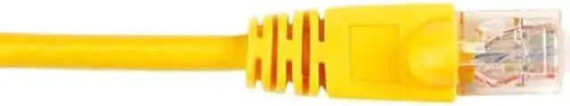 Alt view image 6 of 8 - Black Box CAT6PC-003-YL Black Box CAT6 Value Line Patch Cable, Stranded, Yellow, 3-ft. (0.9-m) - Category 6 for Network Device - Patch Cable - 3 ft - 1 x RJ-45 Male Network - 1 x RJ-45 Male