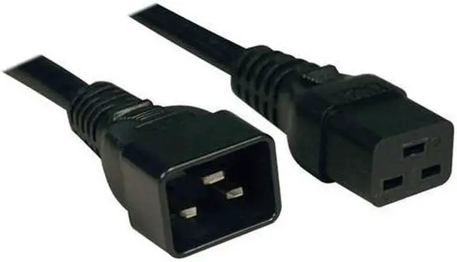 Alt view image 17 of 20 - Tripp Lite Heavy-Duty Power Extension Cord, 15A, 14 AWG (IEC-320-C19 to IEC-320-C20), 3 ft. (1 m) (P036-003-15A)