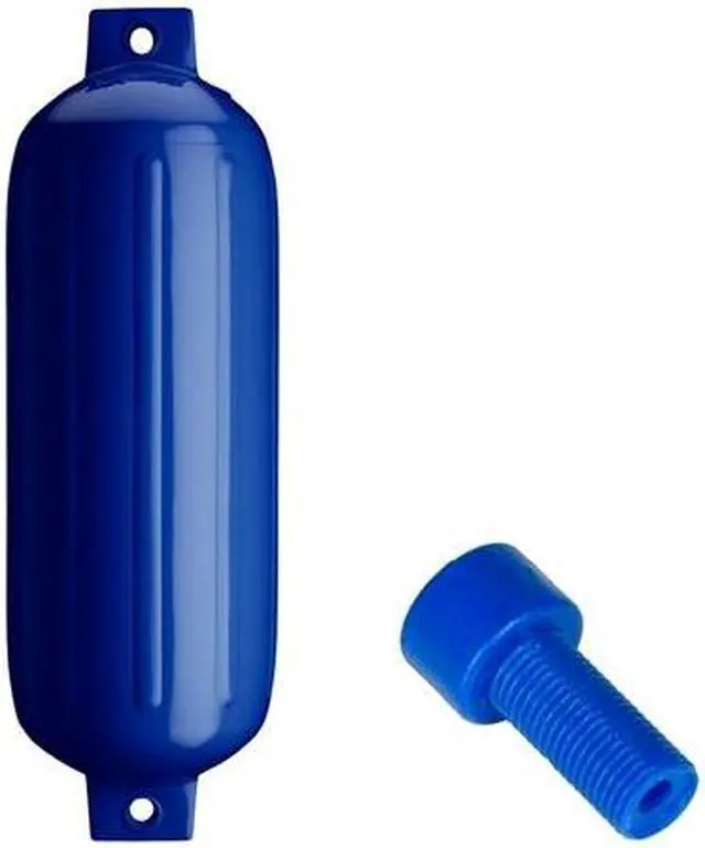 Main image of Polyform G-5 Twin Eye Fender - Cobalt Blue Twin Eye Fender - Cobalt Blue with Air Adapter