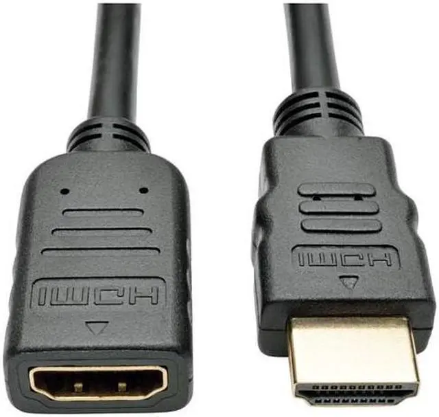 Alt view image 6 of 9 - Tripp Lite High-Speed HDMI Extension Cable with Ethernet and Digital Video with Audio, Ultra HD 4K x 2K (M/F), 6 ft. (P569-006-MF)