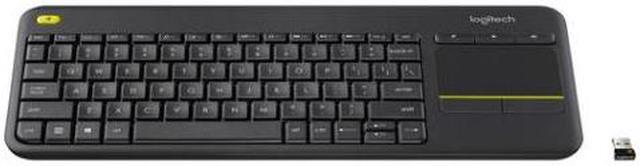 Alt view image 14 of 20 - Logitech K400 Plus Wireless Touch HTPC Keyboard for PC Connected TVs