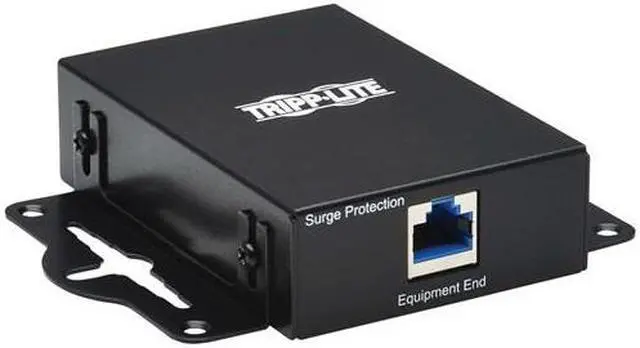 Alt view image 3 of 5 - Tripp Lite 10Gbps Cat6a/8 Metal Case In-Line Network Surge Protector B110SP10G