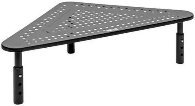 Alt view image 14 of 17 - Tripp Lite Monitor Riser Stand Desktop Corner Metal Height Adjustable Black
