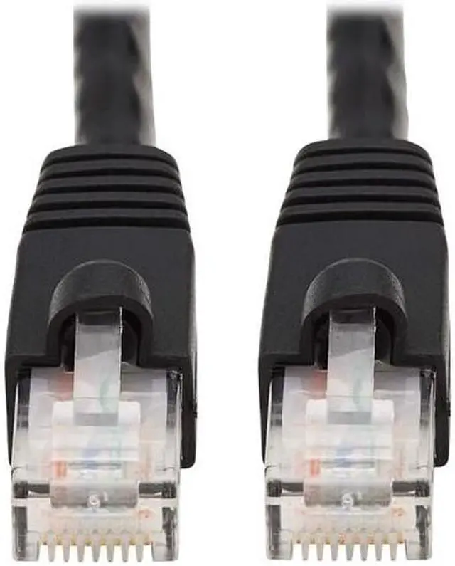 Alt view image 13 of 14 - TRIPP LITE N261-025-BK 25 ft. Cat 6A Black Augmented Cat6 (Cat6a) Snagless 10G Certified Patch Cable, (RJ45 M/M) - Black