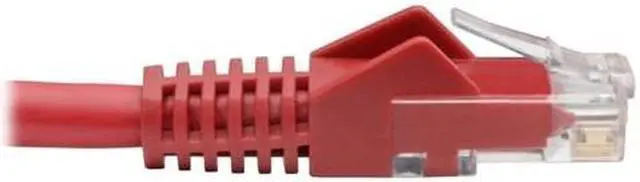 Alt view image 16 of 20 - Tripp Lite N201-06N-RD Premium Cat6 Gigabit Snagless Molded Utp Patch Cable, 24 Awg, 550 Mhz/1 Gbps (Rj45 M/M) , Red, 6 In. - Patch Cable - Rj-45 (M) To Rj-45 (M) - 5.9 In - Utp - Cat 6 - Ieee 802.3A