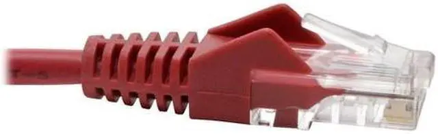 Alt view image 12 of 13 - Tripp Lite N001-006-RD Cat5e 350 MHz Snagless Molded UTP Patch Cable (RJ45 M/M), Red, 6 ft.