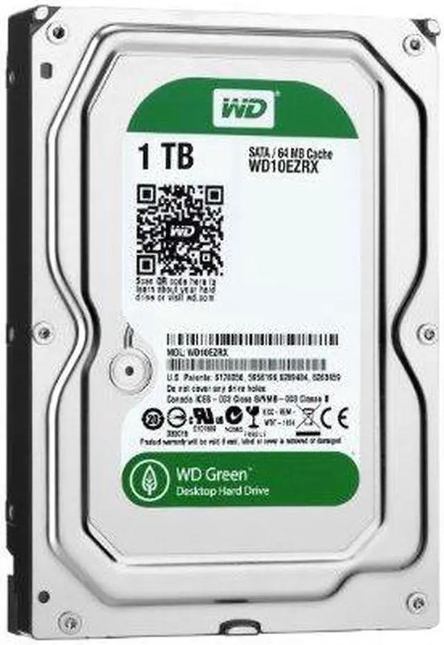 Alt view image 2 of 10 - WESTERN DIGITAL WD10EZRX Western Digital Caviar Green WD10EZRX 1TB IntelliPower SATA3SATA 6.0 GBs 64MB Hard Drive (3.5 inch)