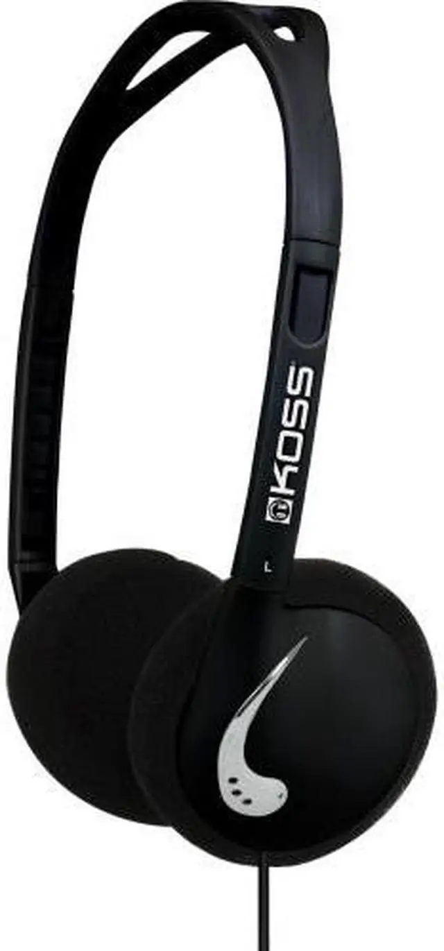 Main image of Koss KPH25K Black Ultra-lightweight Headphones with Folding Design