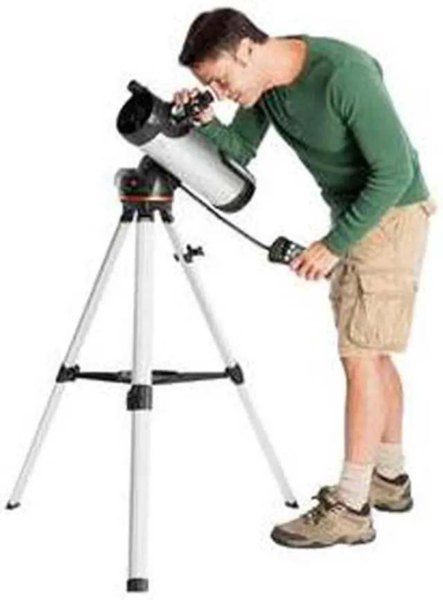 Alt view image 4 of 5 - Celestron 114LCM Computerized Telescope with Motorized Altazimuth Mount (31150)