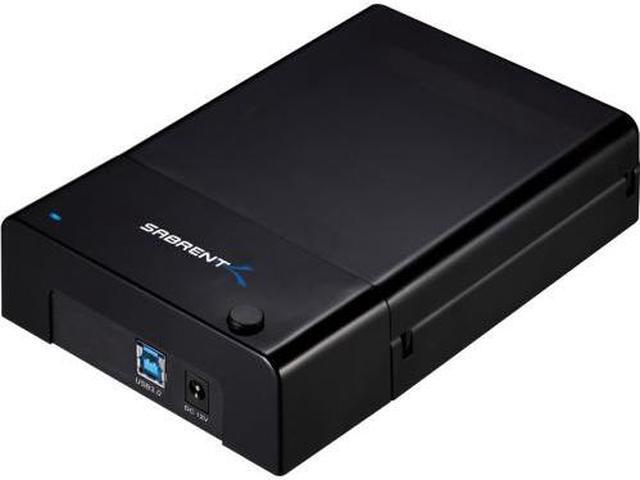 Alt view image 11 of 10 - Sabrent USB 3.0 to SATA External Hard Drive Lay-Flat Docking Station for 2.5 or 3.5in HDD, SSD (EC-DFLT)