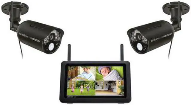 Alt view image 11 of 16 - Uniden Guardian UDR777HD Security Camera w/ HD Monitor