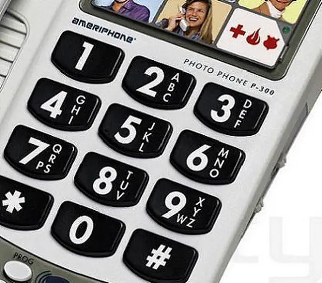 Alt view image 9 of 20 - Clarity P300 Picture Phone for Mild Hearing Loss