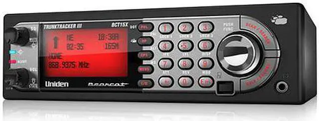 Main image of UNIDEN BCT15X Mobile Scanner,Analog,9000 Channels
