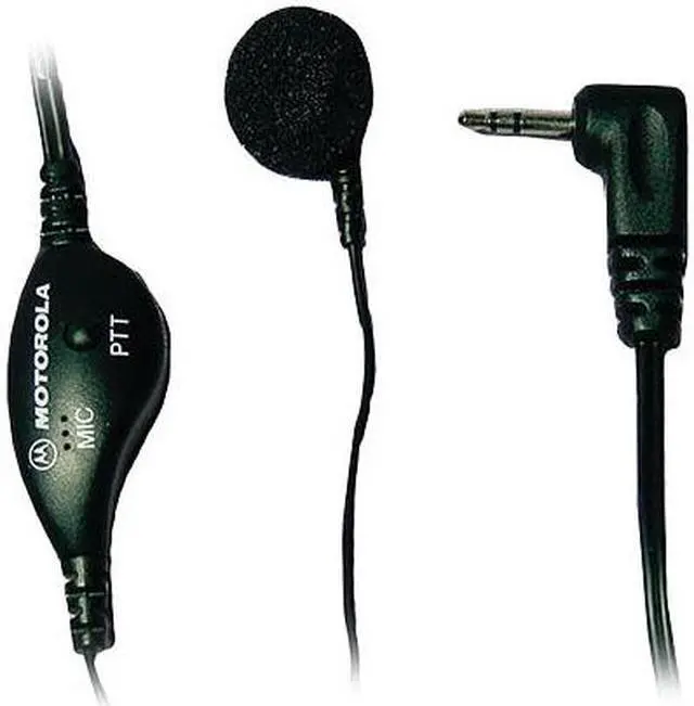 Alt view image 2 of 2 - MOTOROLA Black Single-Pin Earbud With In-Line Microphone and PTT 53727