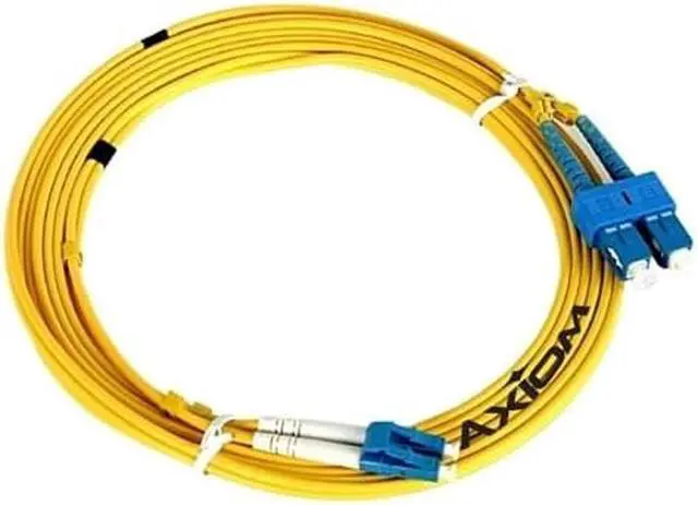 Alt view image 5 of 6 - Axiom Lc/Sc Singlemode Duplex Os2 9/125 Fiber Optic Cable 9M