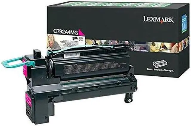 Alt view image 11 of 14 - Lexmark C792A4MG Return Program Toner Cartridge - Magenta